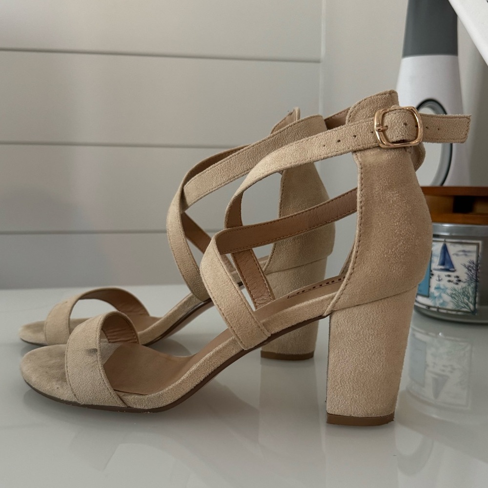 Tan 3 inch heels